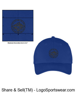 Royal Structured Six-Panel Twill Cap Design Zoom